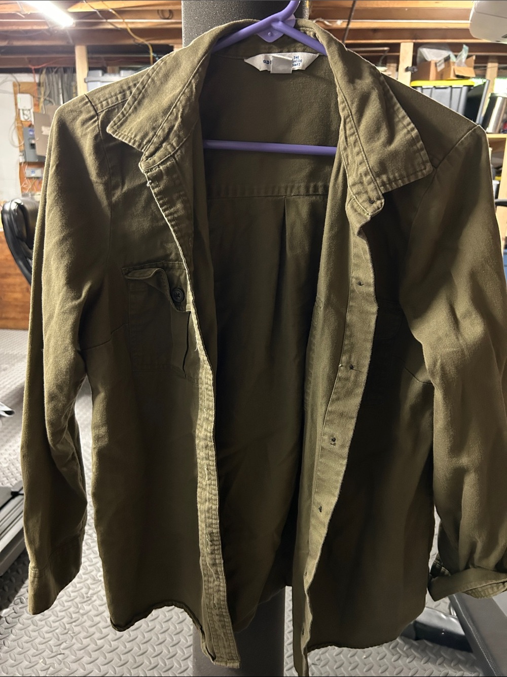 Old Navy Olive Green Military-Style Field Jacket